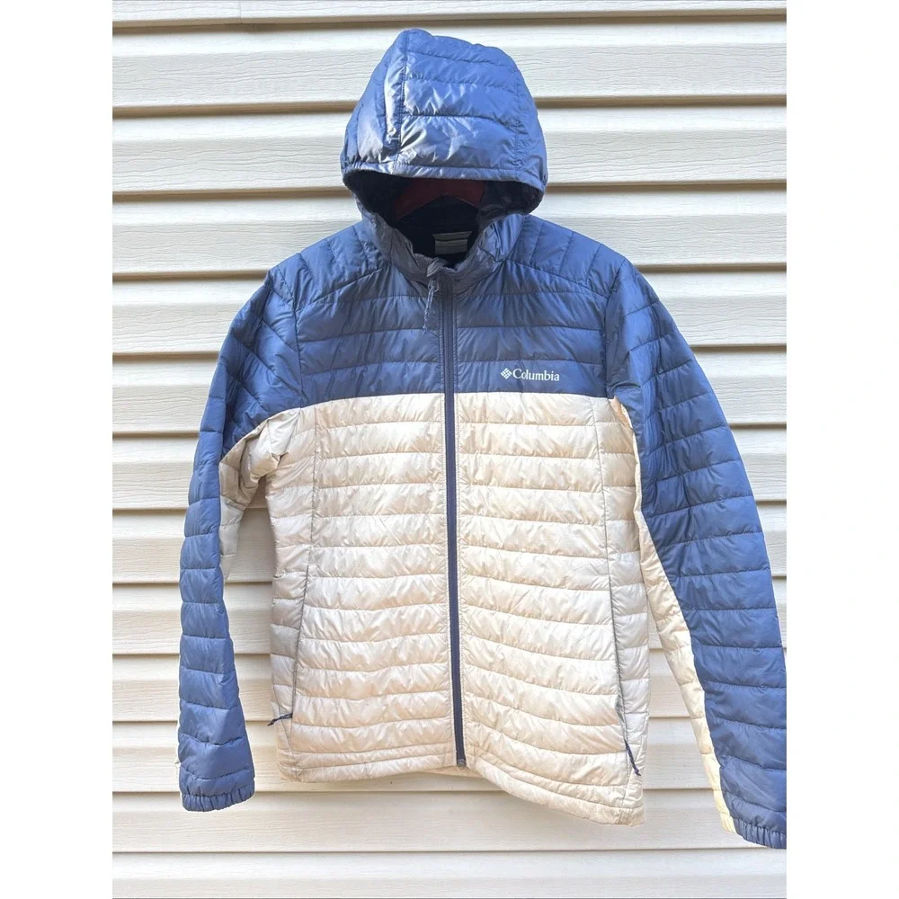 2034502 COLUMBIA MEN'S SILVER FALLS HOODED JACKET NAVY Small
